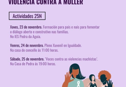O Concello de Camariñas conmemora o 25N con varias actividades para promover a igualdade
